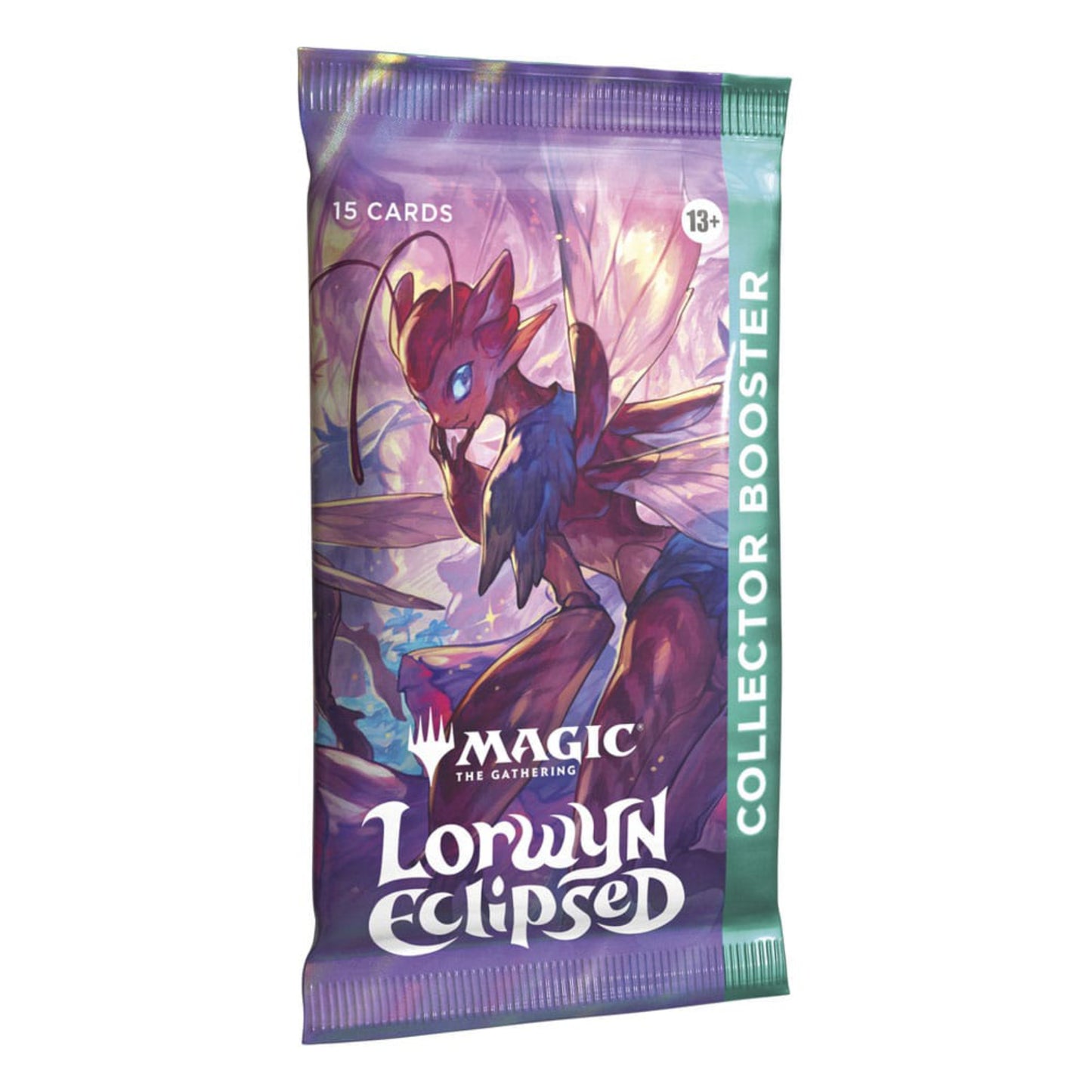 Magic: The Gathering Lorwyn Eclipsed Collector booster pack, containing 15 cards.
