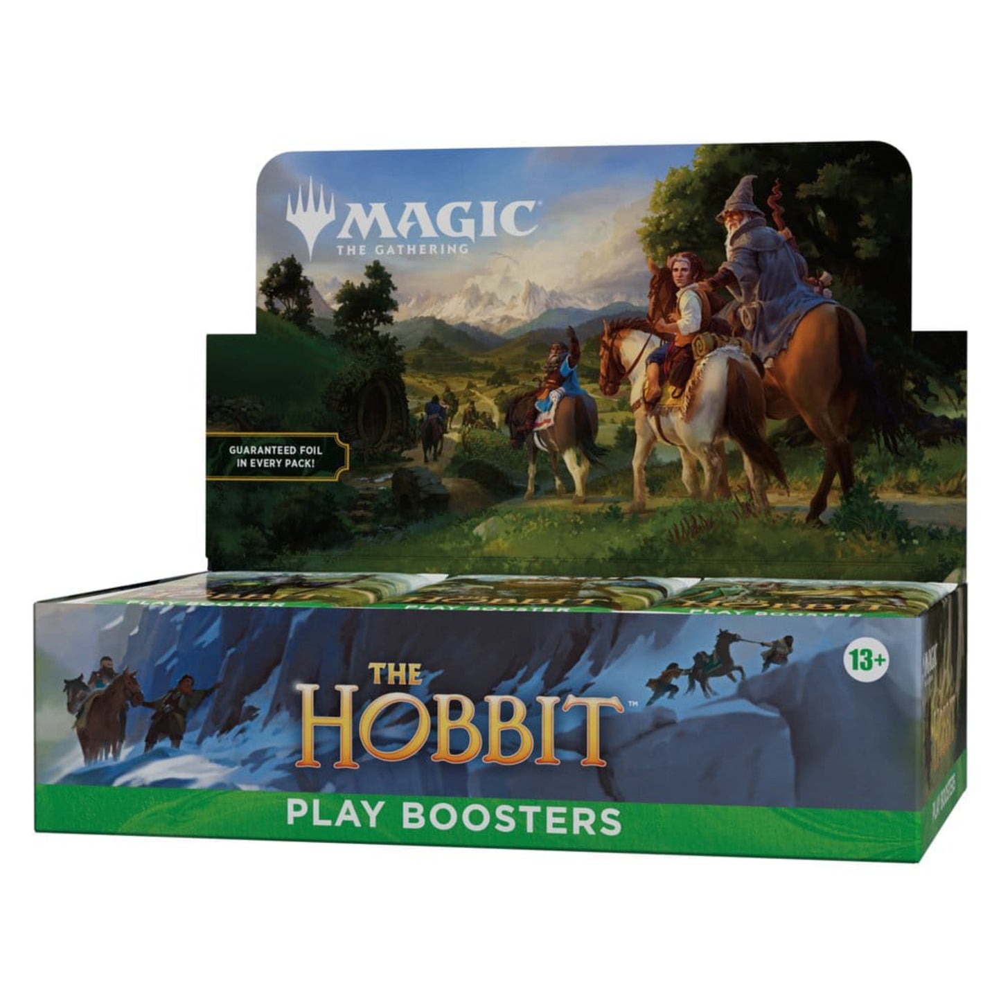 Magic: The Gathering The Hobbit Play booster display box containing 30 booster packs.