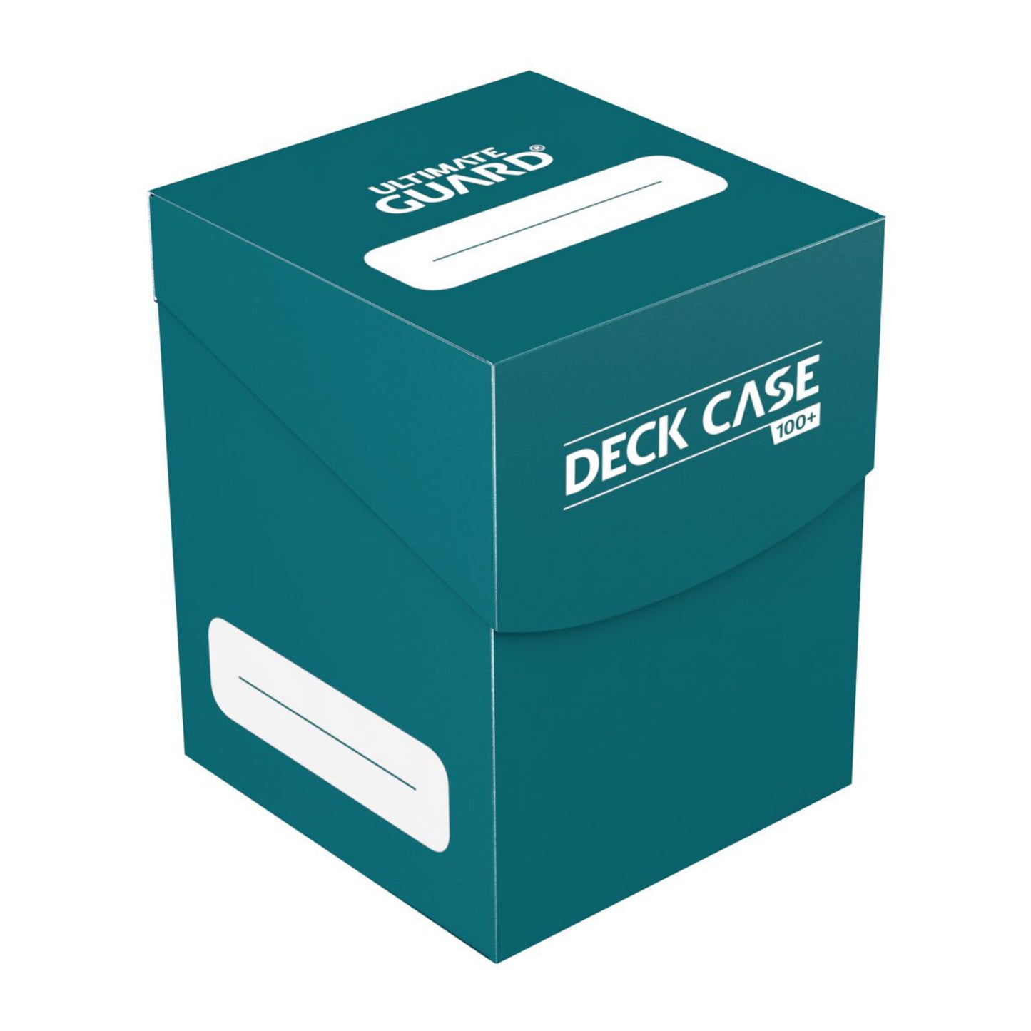 Teal Ultimate Guard trading card deck box, fits 100 double-sleeved or 120 single-sleeved standard cards.
