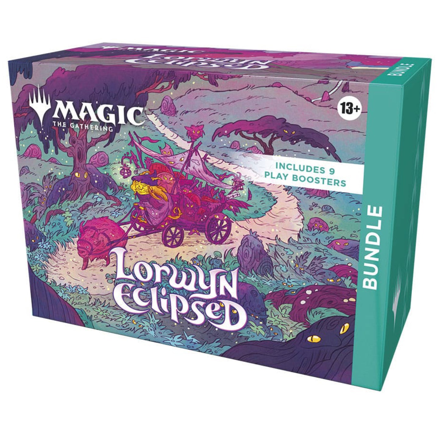Magic: The Gathering Lorwyn Eclipsed Bundle containing 9 Play Boosters.