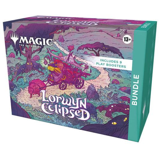 Magic: The Gathering Lorwyn Eclipsed Bundle containing 9 Play Boosters.