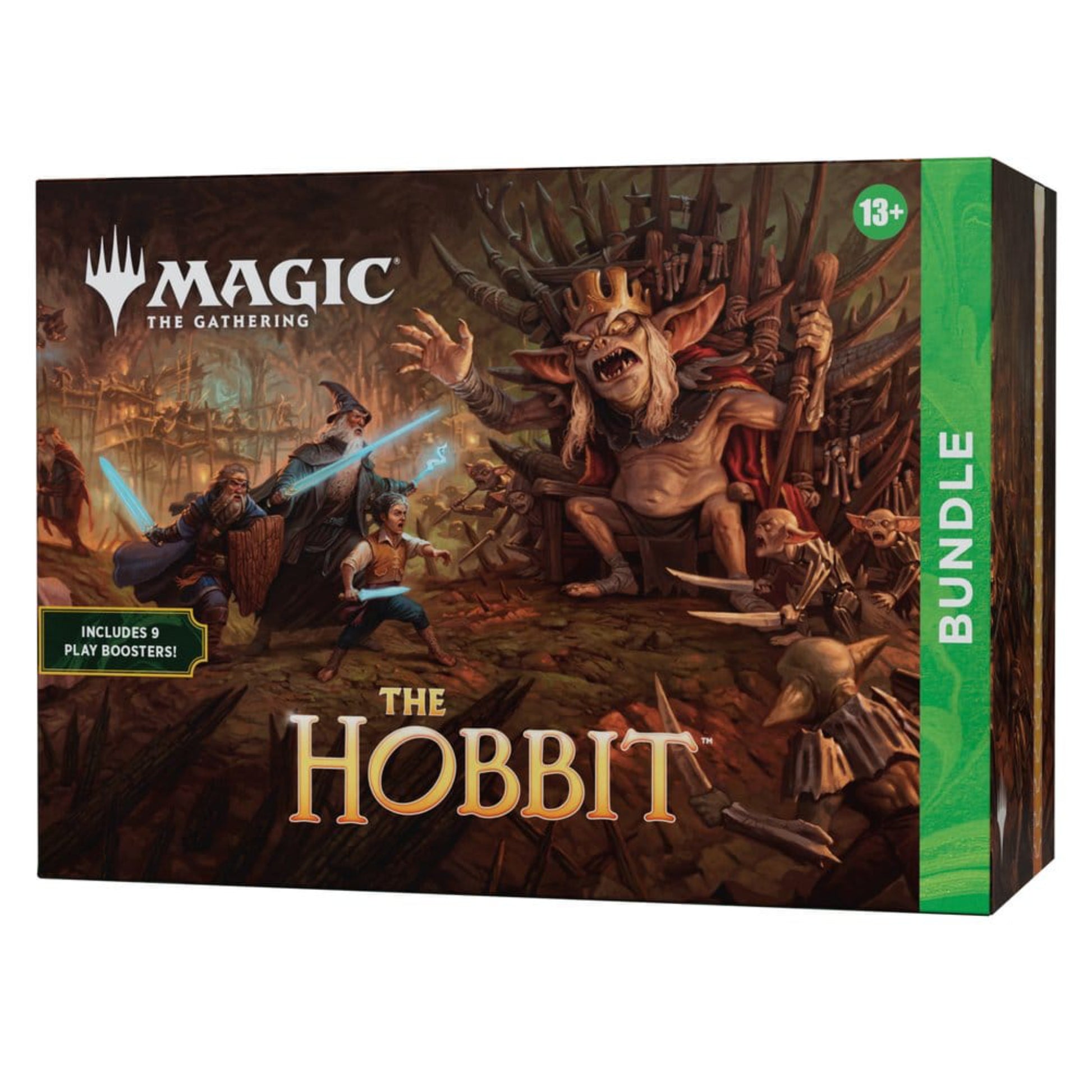 Magic: The Gathering The Hobbit Bundle containing 9 Play Boosters.