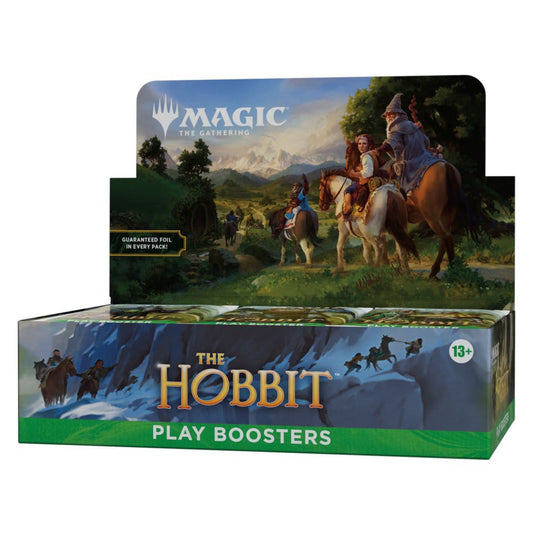 Magic: The Gathering The Hobbit Play booster display box containing 30 booster packs.