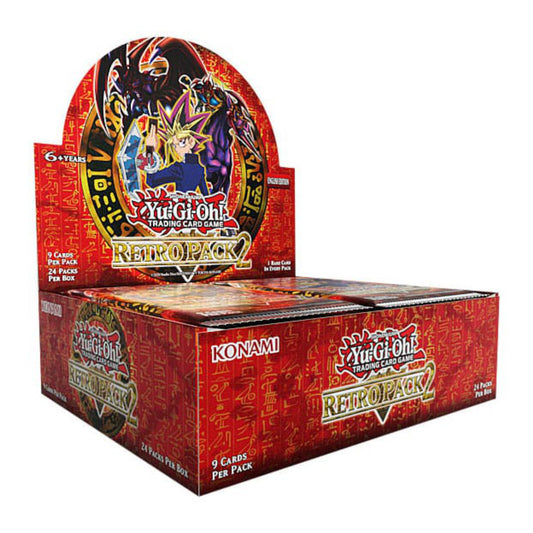 Yu-Gi-Oh! Retro Pack 2booster box containing 24 English Reprint Edition booster packs.